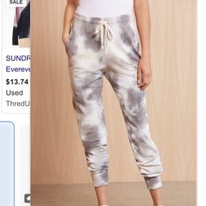 Evereve SUNDRY sweatpants tie dye